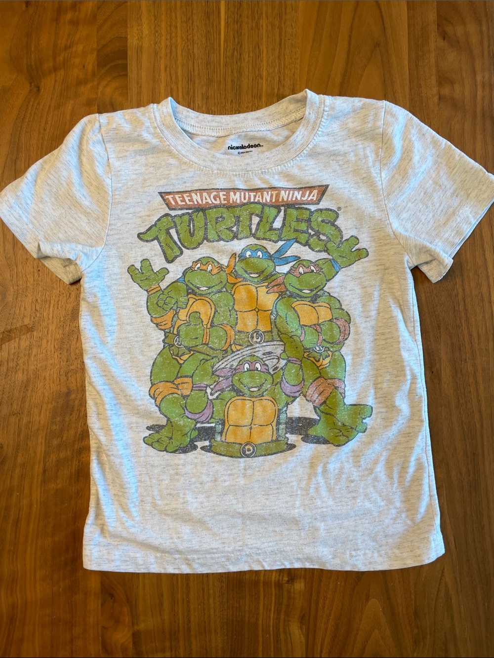 Nickelodeon Gray Teenage Mutant Ninja Turtles Graphic Tee